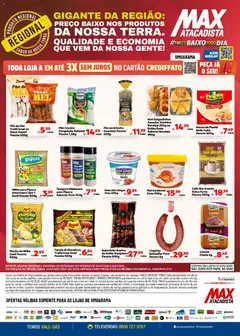 Pré-Visualização do folheto "Max Atacadista ofertas Produto Regional" da loja Max Atacadista válido a partir de 03/07/2026