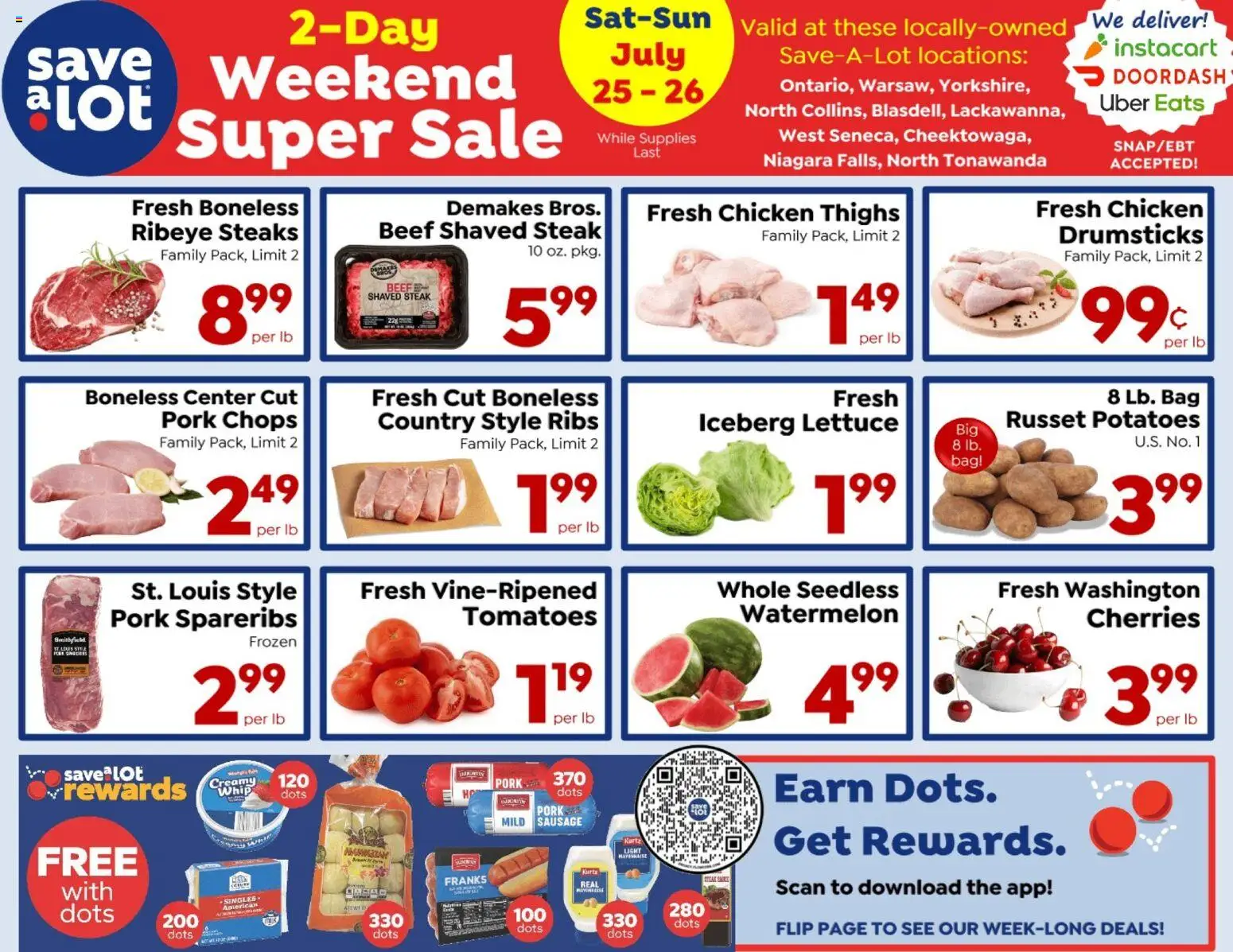 Ad Preview of Save a Lot Save a Lot Special Promotion from 07/25/2026