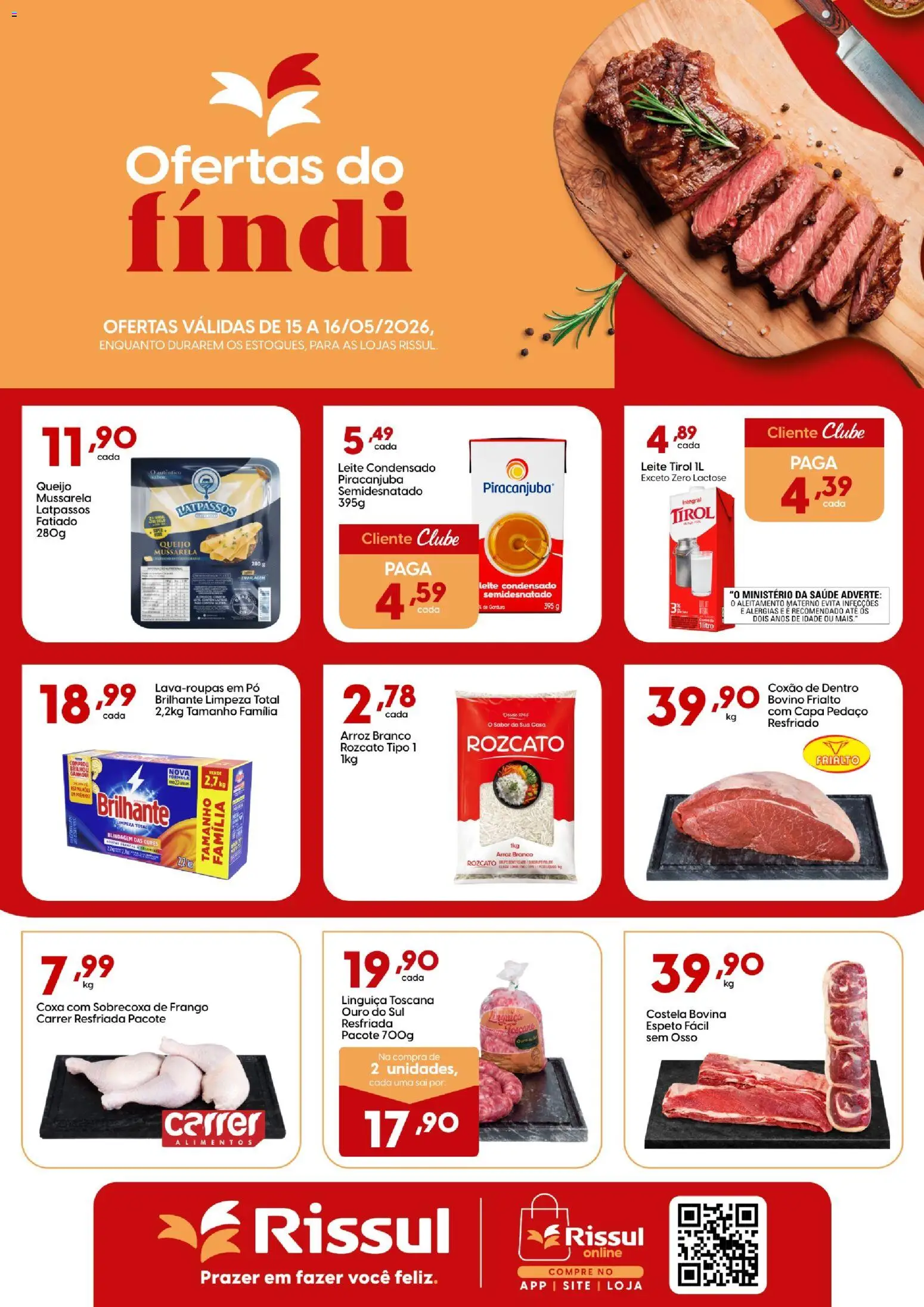 Pré-Visualização do folheto "Rissul ofertas do Fíndi" da loja Rissul válido a partir de 15/05/2026