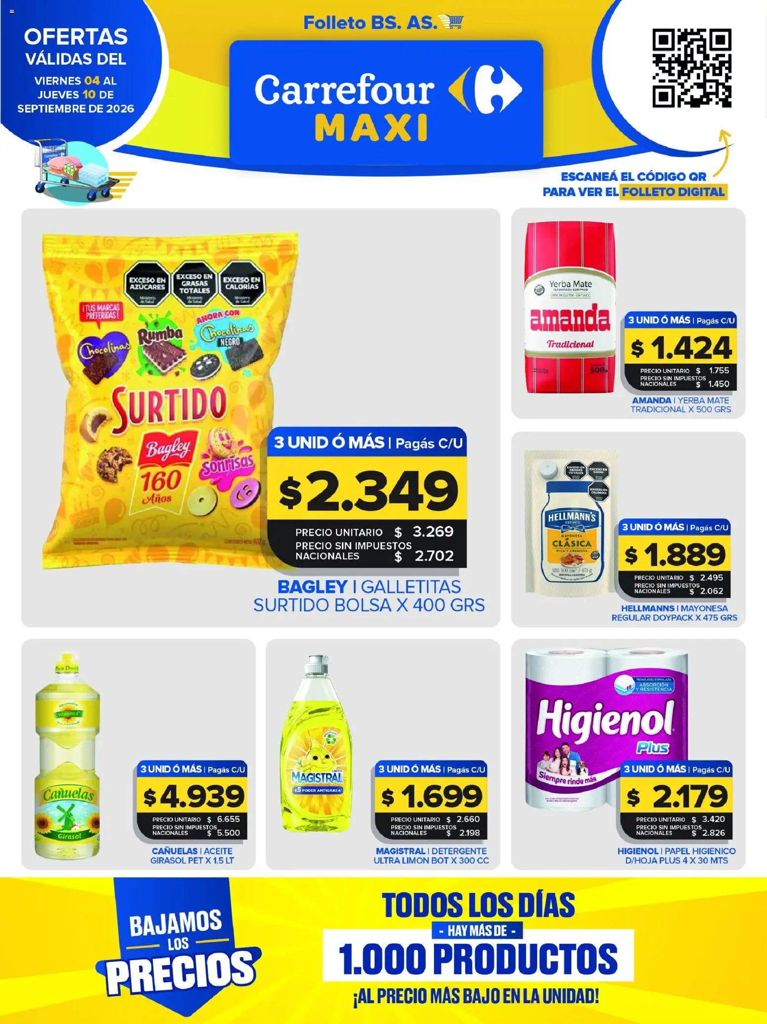 Vista previa del folleto de la tienda Carrefour Maxi válido desde el 04/09/2026 