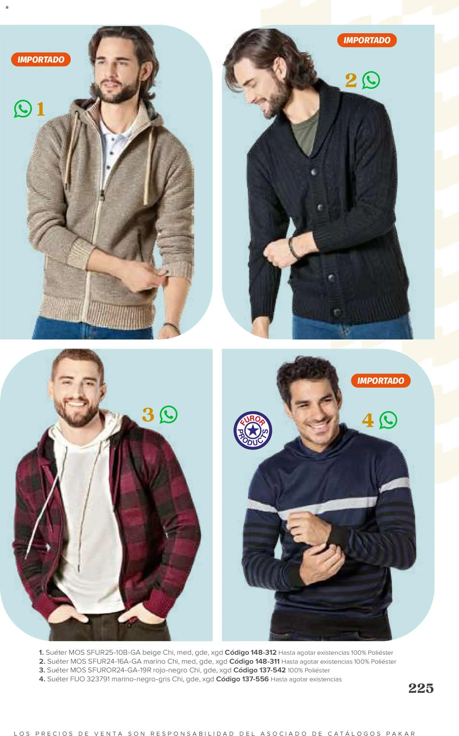 Vista previa las ofertas de la tienda SC Pakar - SC Pakar catálogo Ropa desde el 31/07/2026 