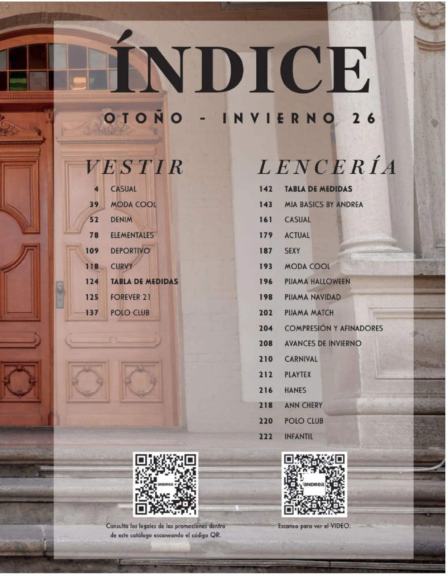Vista previa las ofertas de la tienda Andrea - Andrea catálogo Vestir desde el 23/08/2026 
