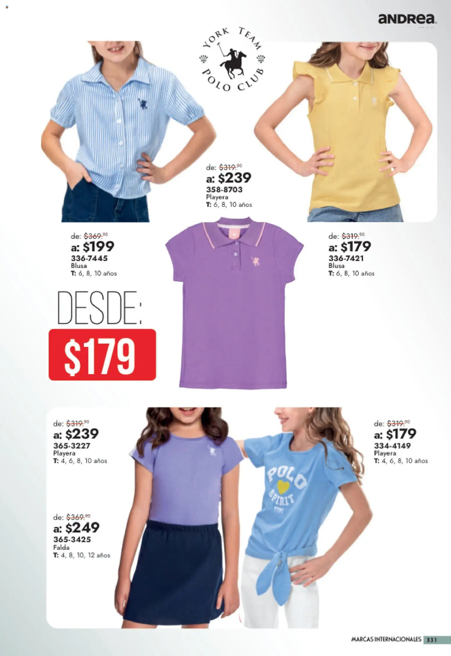 Vista previa las ofertas de la tienda Andrea - Andrea catálogo Outlet desde el 26/07/2026 