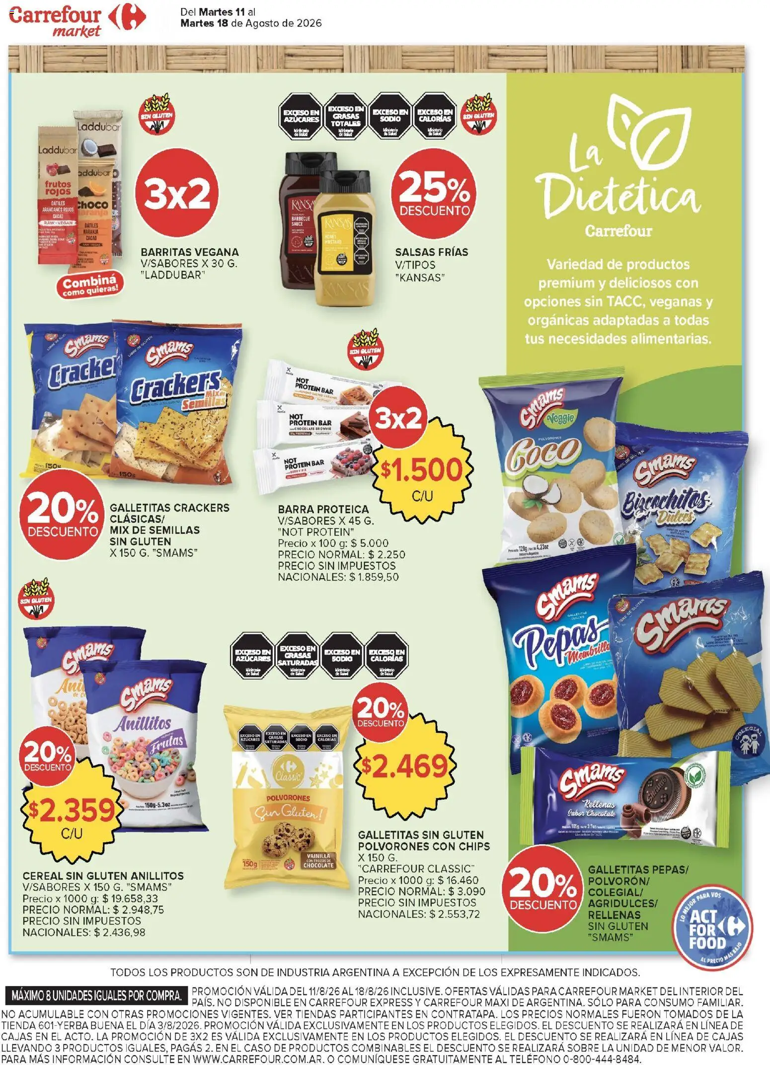 Vista previa del folleto de la tienda Carrefour válido desde el 11/08/2026 
