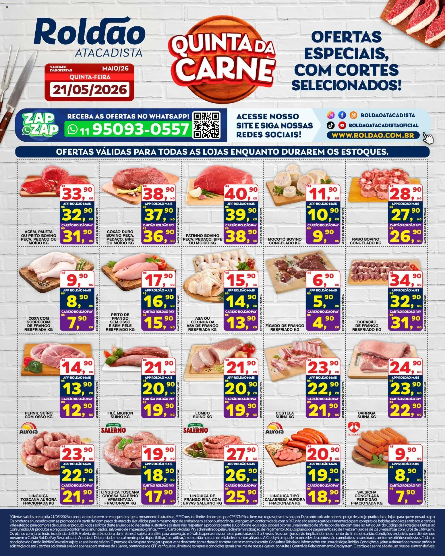 Pré-Visualização do folheto "Roldão ofertas Quinta da Carne" da loja Roldão válido a partir de 21/05/2026