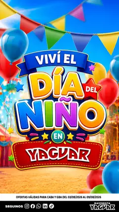 Vista previa del folleto de la tienda Yaguar válido desde el 03/08/2026 
