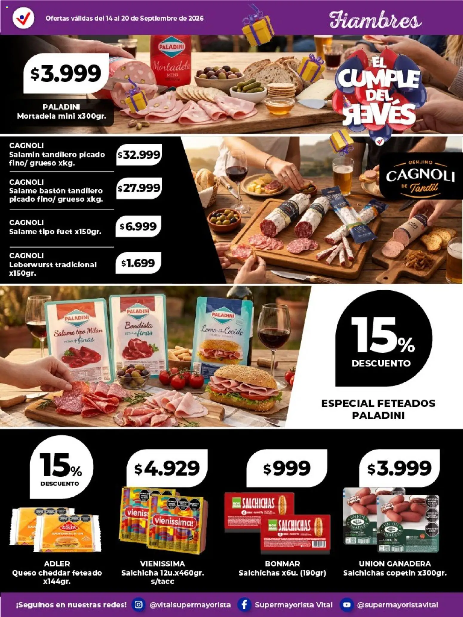 Vista previa del folleto de la tienda Vital válido desde el 14/09/2026 