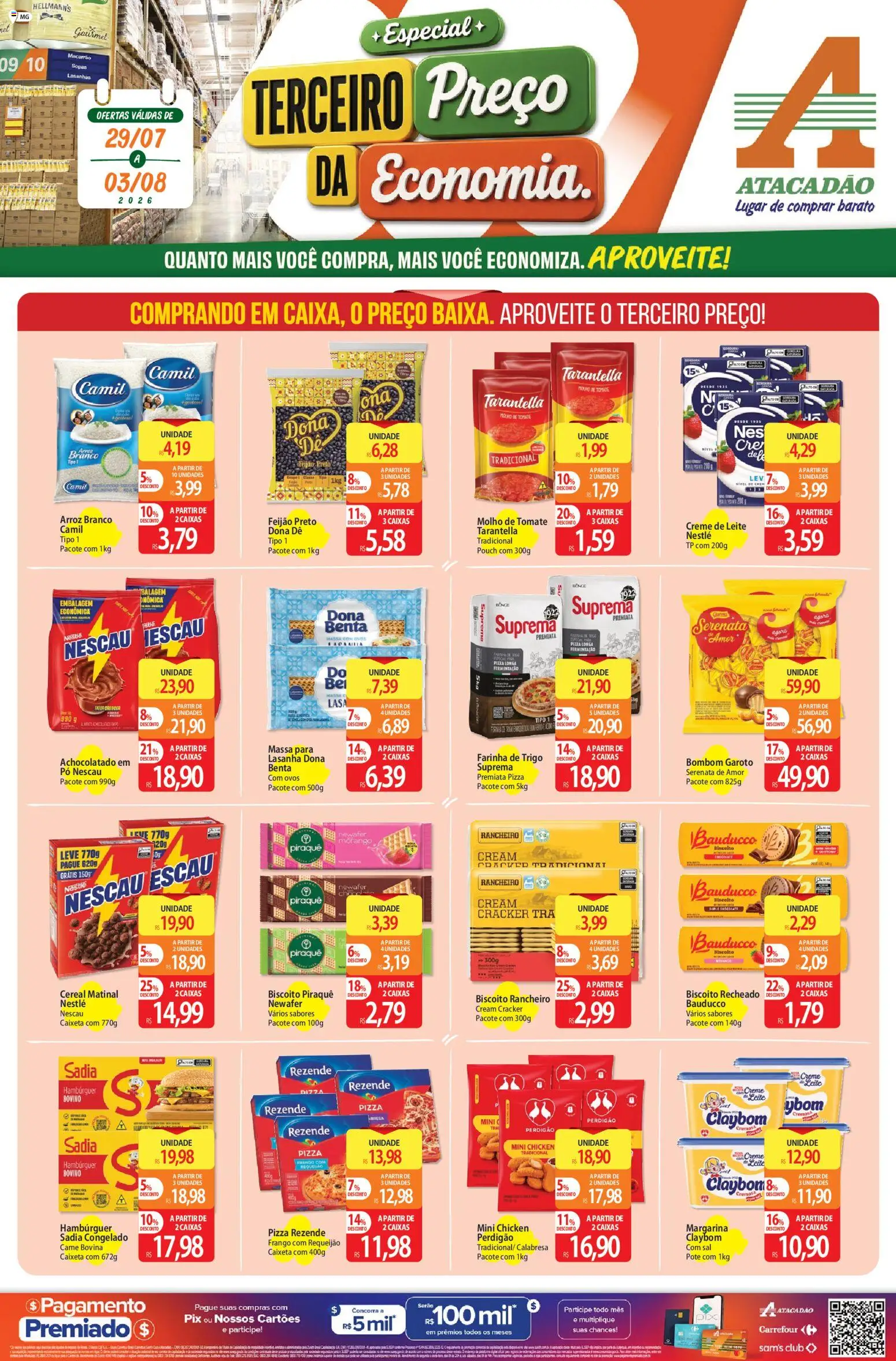 Pré-Visualização do folheto "Atacadão ofertas - MG" da loja Atacadão válido a partir de 29/07/2026