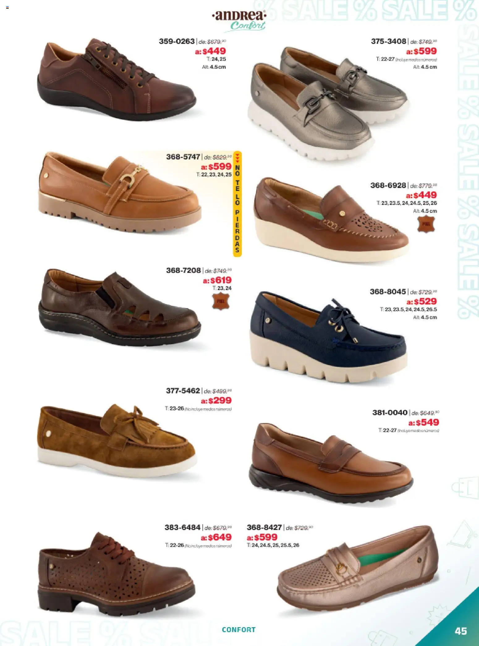 Vista previa las ofertas de la tienda Andrea - Catálogo Outlet desde el 21/12/2025 - Sal