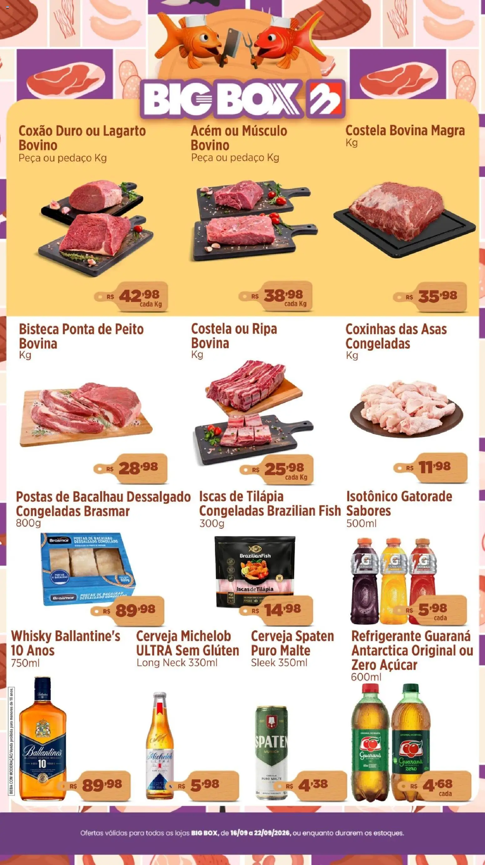Pré-Visualização do folheto "Big Box ofertas do Açougue" da loja Big Box válido a partir de 16/09/2026