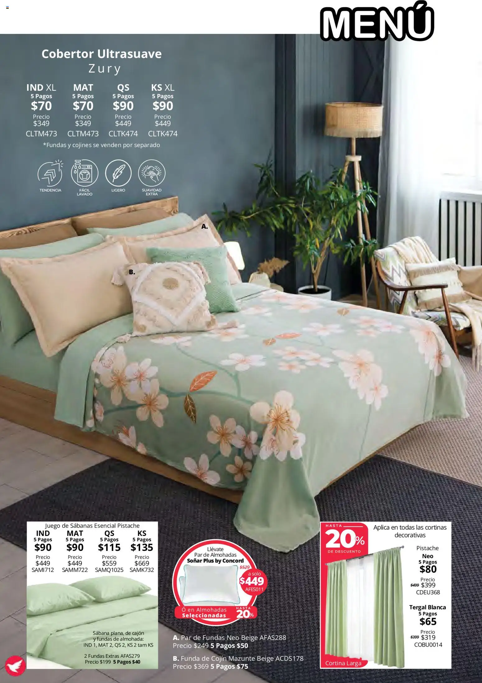 Vista previa las ofertas de la tienda Colchas Concord - Colchas Concord catálogo Colección Cobertor Calor de Hogar desde el 15/10/2026 