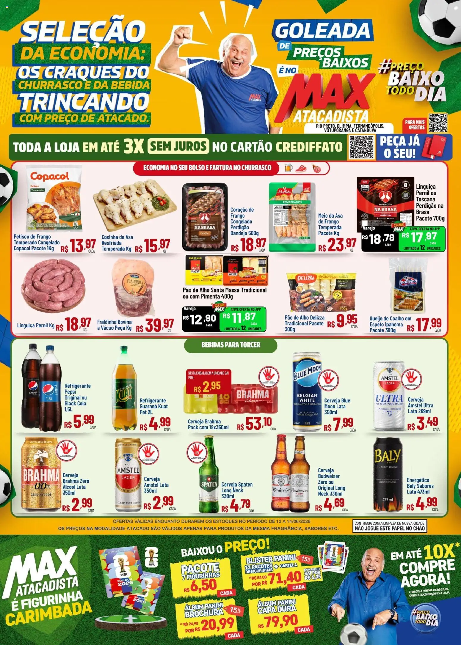 Pré-Visualização do folheto "Max Atacadista ofertas FDS" da loja Max Atacadista válido a partir de 12/06/2026