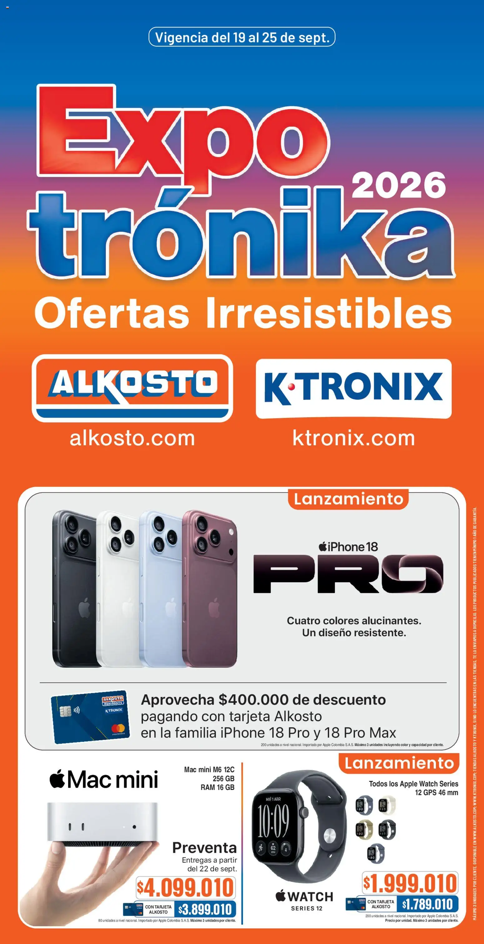  Vista previa del prospecto Ktronix catálogo del almacen Ktronix válida del 19/09/2026 al 25/09/2026 - Té