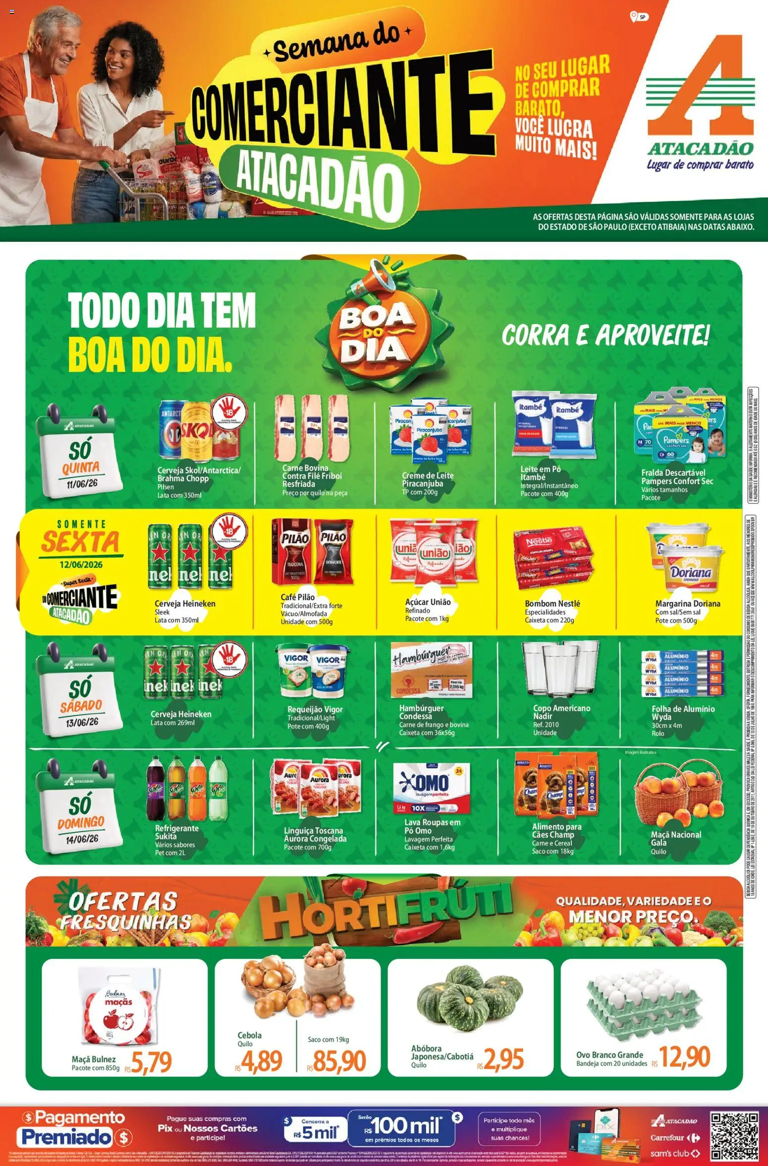 Pré-Visualização do folheto "Atacadão ofertas - SP" da loja Atacadão válido a partir de 11/06/2026