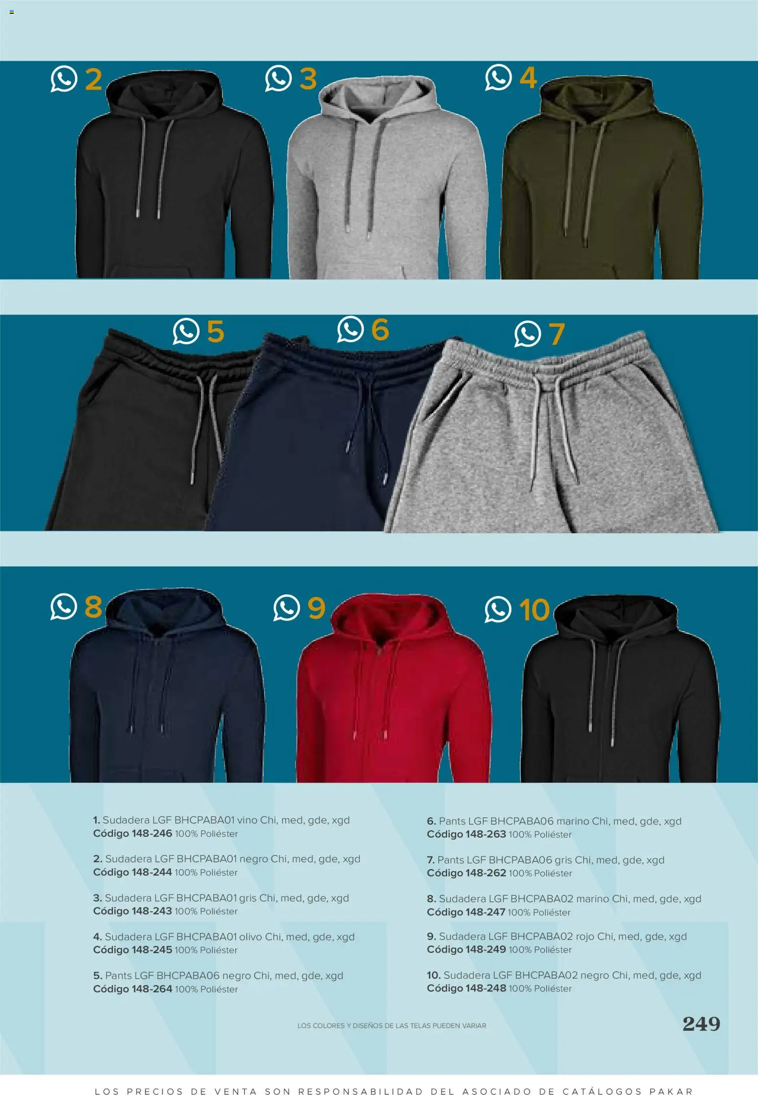 Vista previa las ofertas de la tienda SC Pakar - SC Pakar catálogo Ropa desde el 31/07/2026 