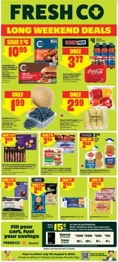 Preview of leaflet FreshCo weekly flyer / circulaire from shop FreshCo is valid from Jul 30, 2026