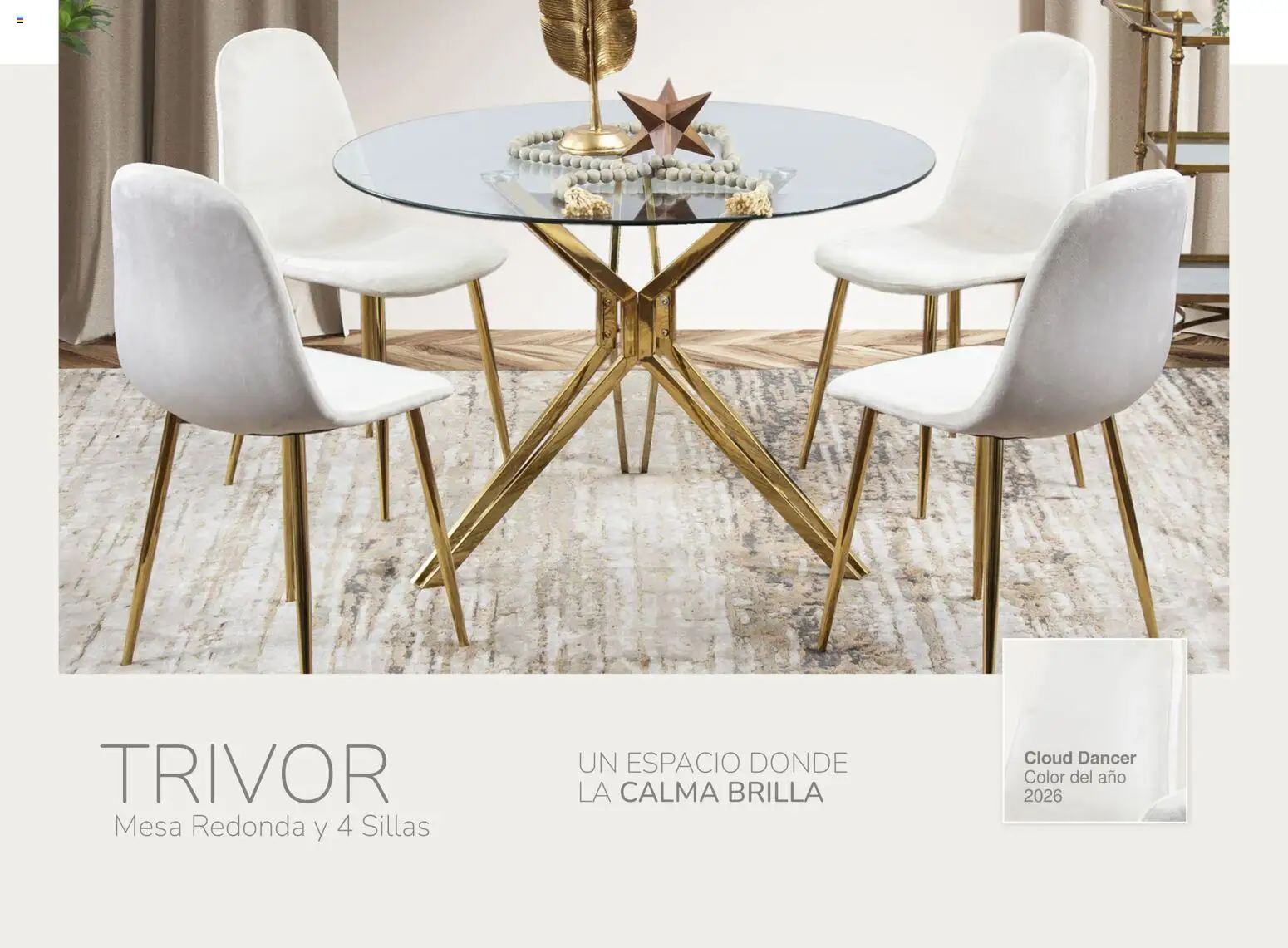 Vista previa las ofertas de la tienda Muebles Dico - Catálogo Cloud Dancer Color del año 2026 desde el 30/01/2026 