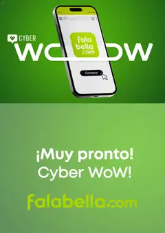 Vista previa de Saga Falabella Cyber Wow Aviso de la tienda Saga Falabella válido desde 26/10/2026