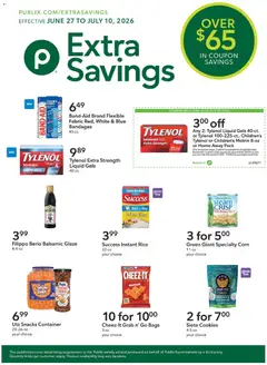 Ad Preview of Publix Publix Publix Extra Savings from 06/27/2026