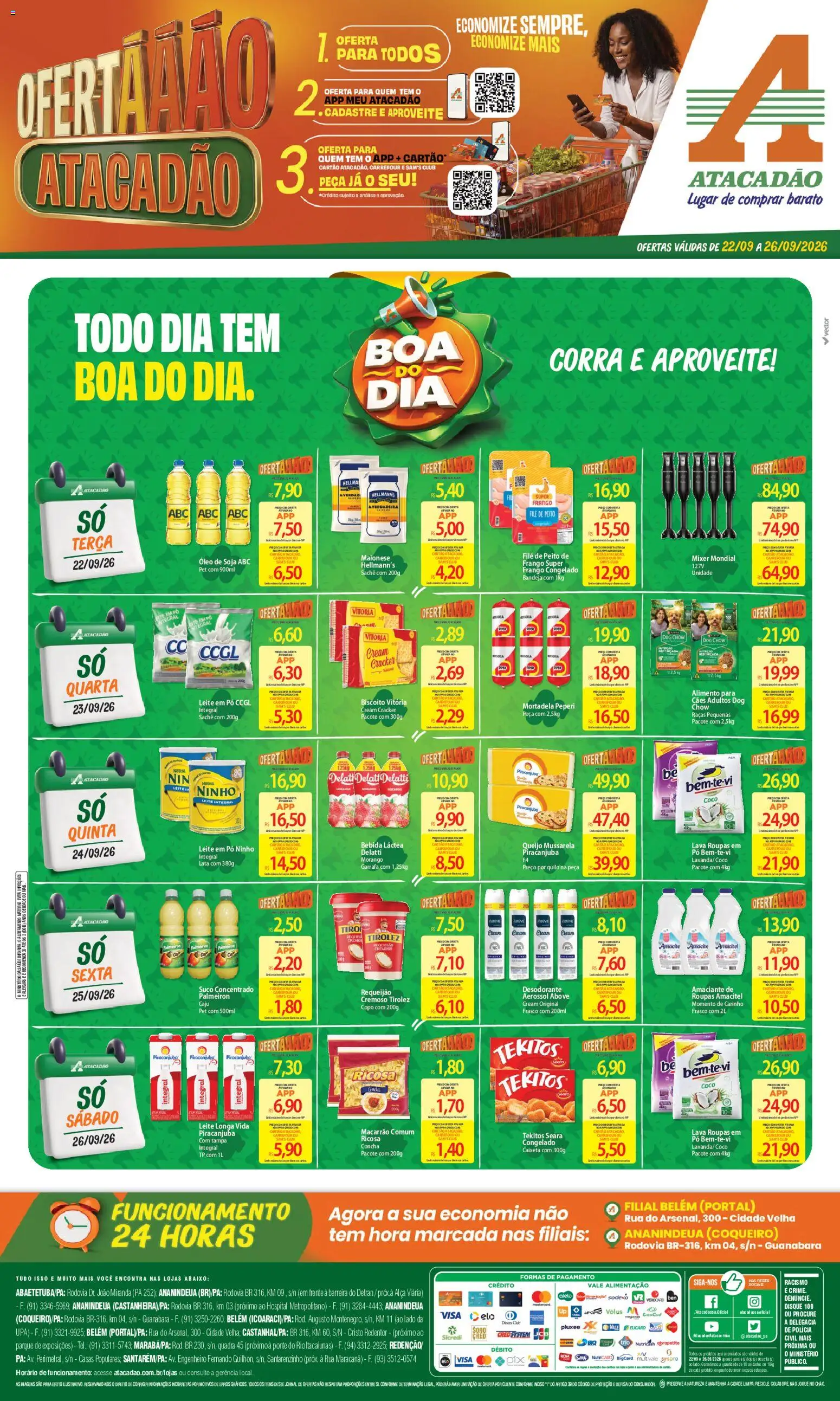 Pré-Visualização do folheto "Atacadão ofertas - PA" da loja Atacadão válido a partir de 22/09/2026
