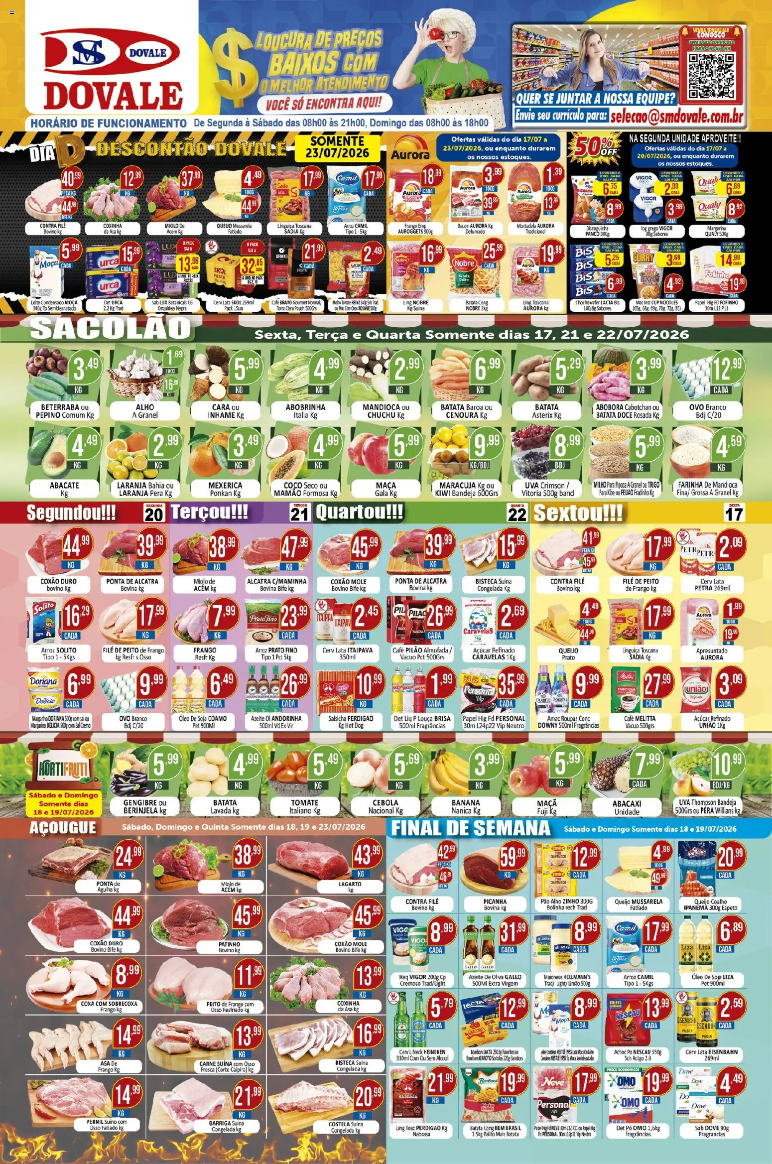 Pré-Visualização do folheto "Dovale - Ofertas da semana" da loja Dovale válido a partir de 17/07/2026