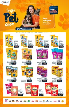 Pré-Visualização do folheto "Coop ofertas Festival Pet" da loja Coop válido a partir de 01/09/2026