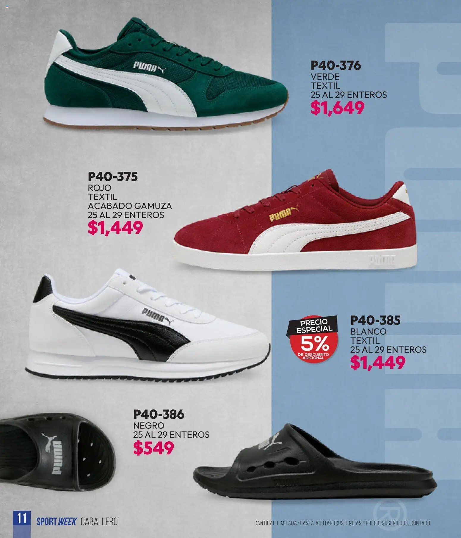 Vista previa las ofertas de la tienda Cklass - Cklass catálogo Sportweek desde el 28/04/2026 - Gamuza