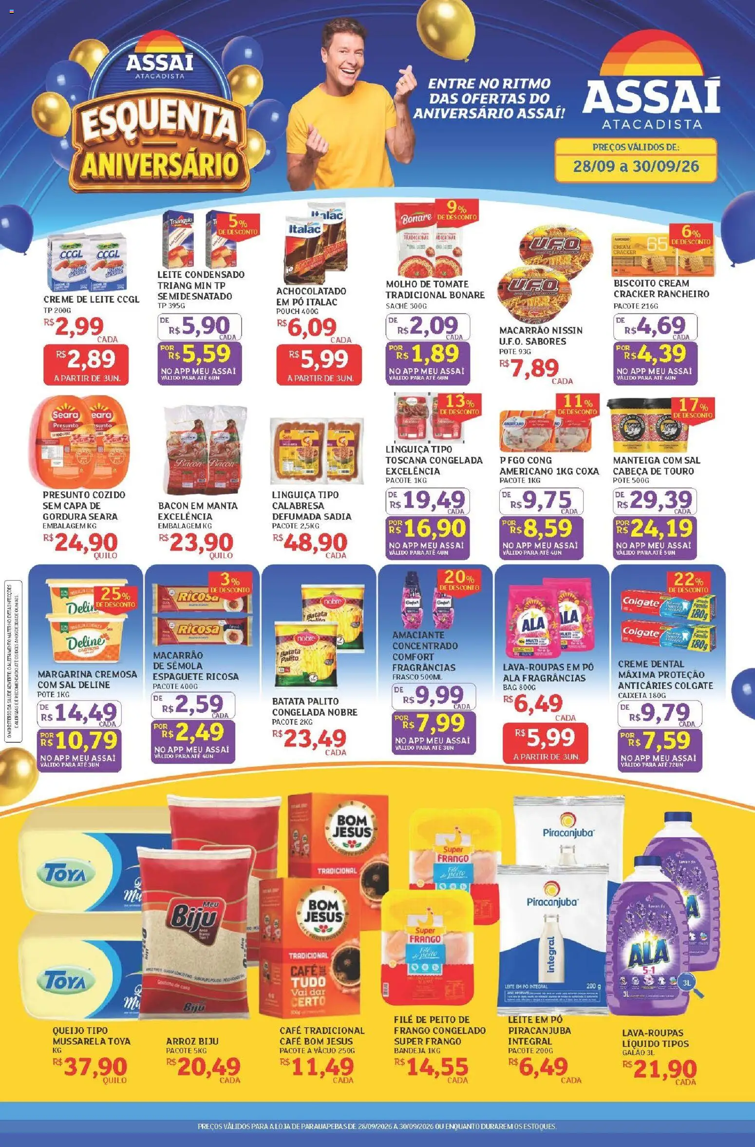 Pré-Visualização do folheto "Assaí Atacadista ofertas - PA" da loja Assaí Atacadista válido a partir de 28/09/2026