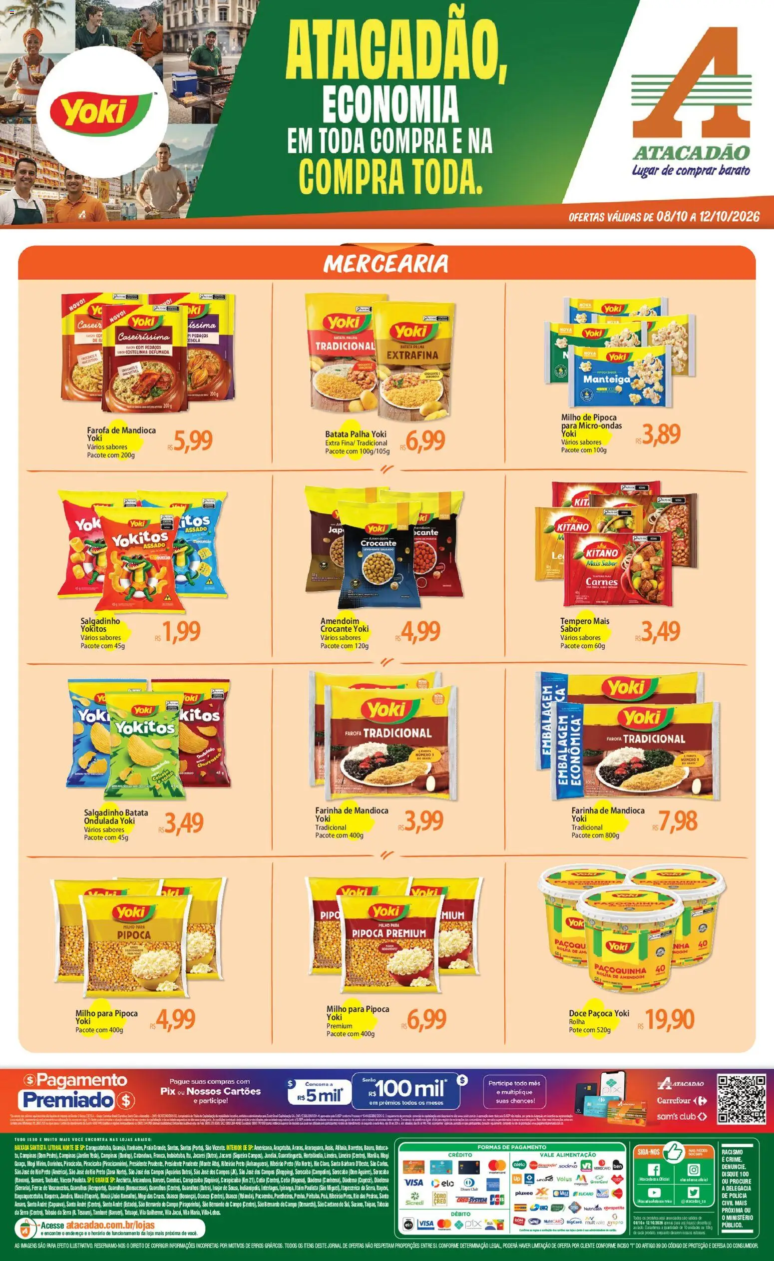 Pré-Visualização do folheto "Atacadão ofertas - SP" da loja Atacadão válido a partir de 08/10/2026