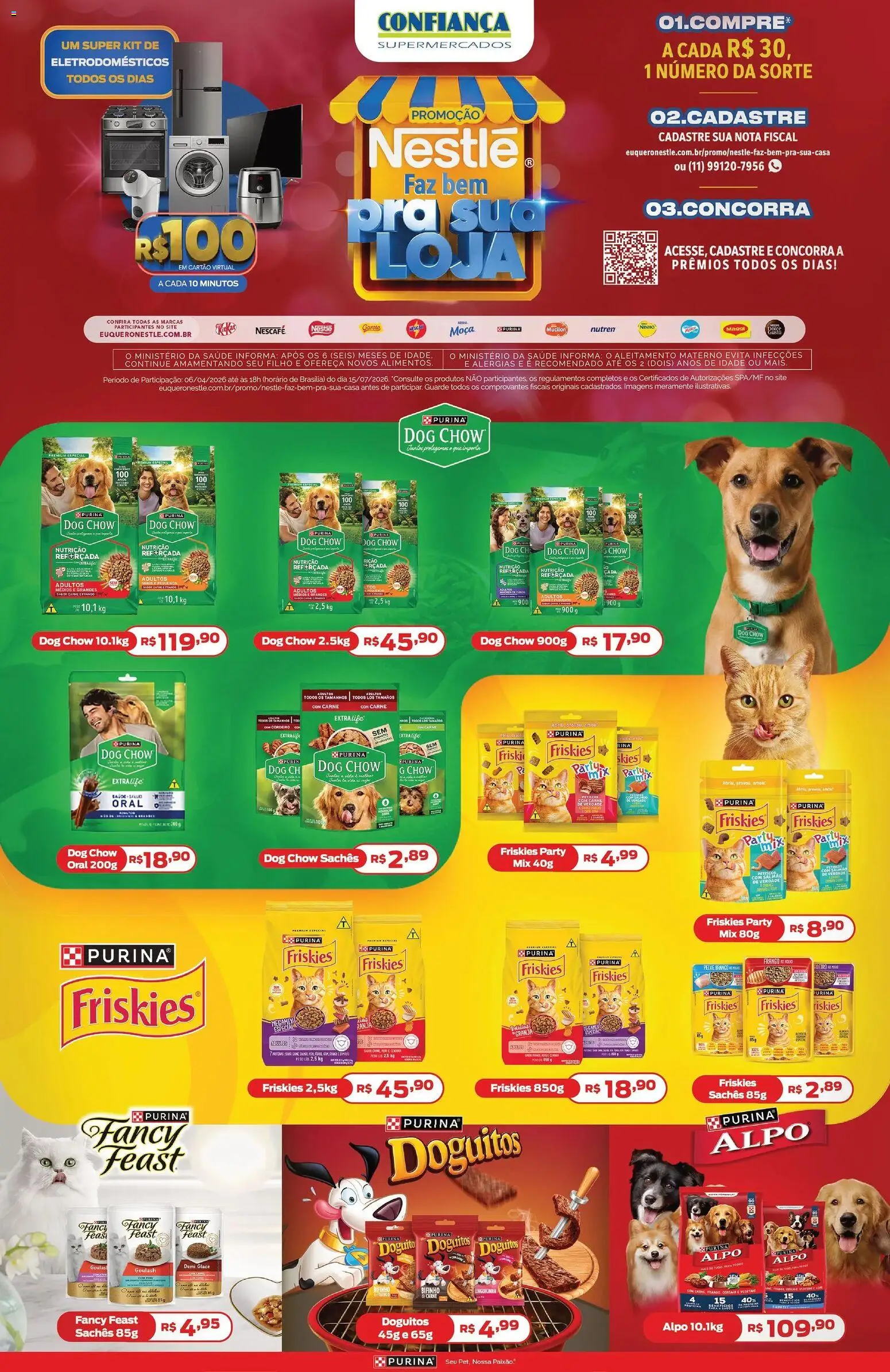 Pré-Visualização do folheto "Confiança ofertas Purina" da loja Confiança válido a partir de 01/07/2026