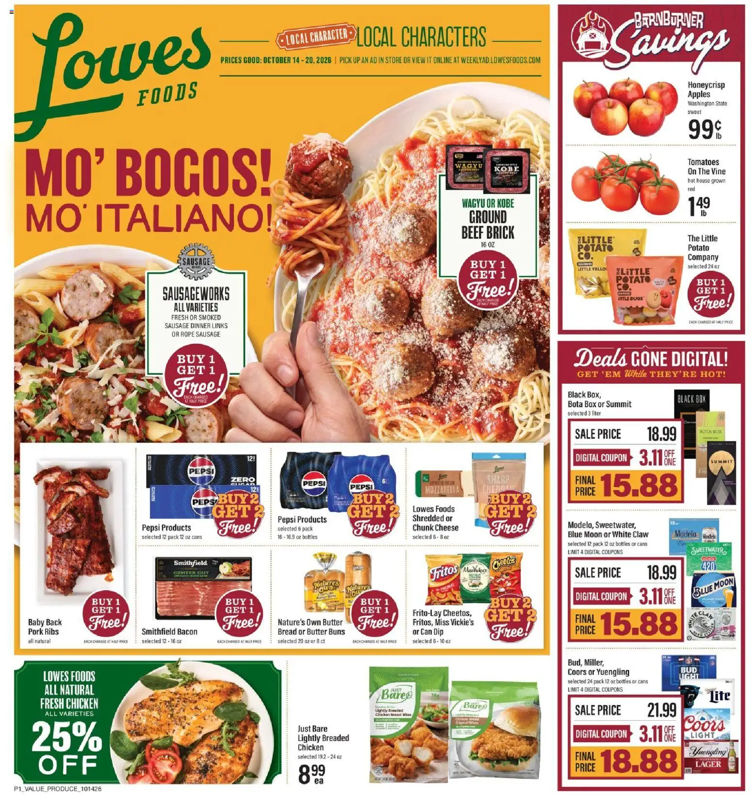 Ad Preview of Lowes Foods Lowes Foods Weekly Ad from 10/14/2026