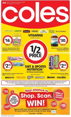Preview of catalogue Coles catalogue WA from shop Coles valid 12/08/2026