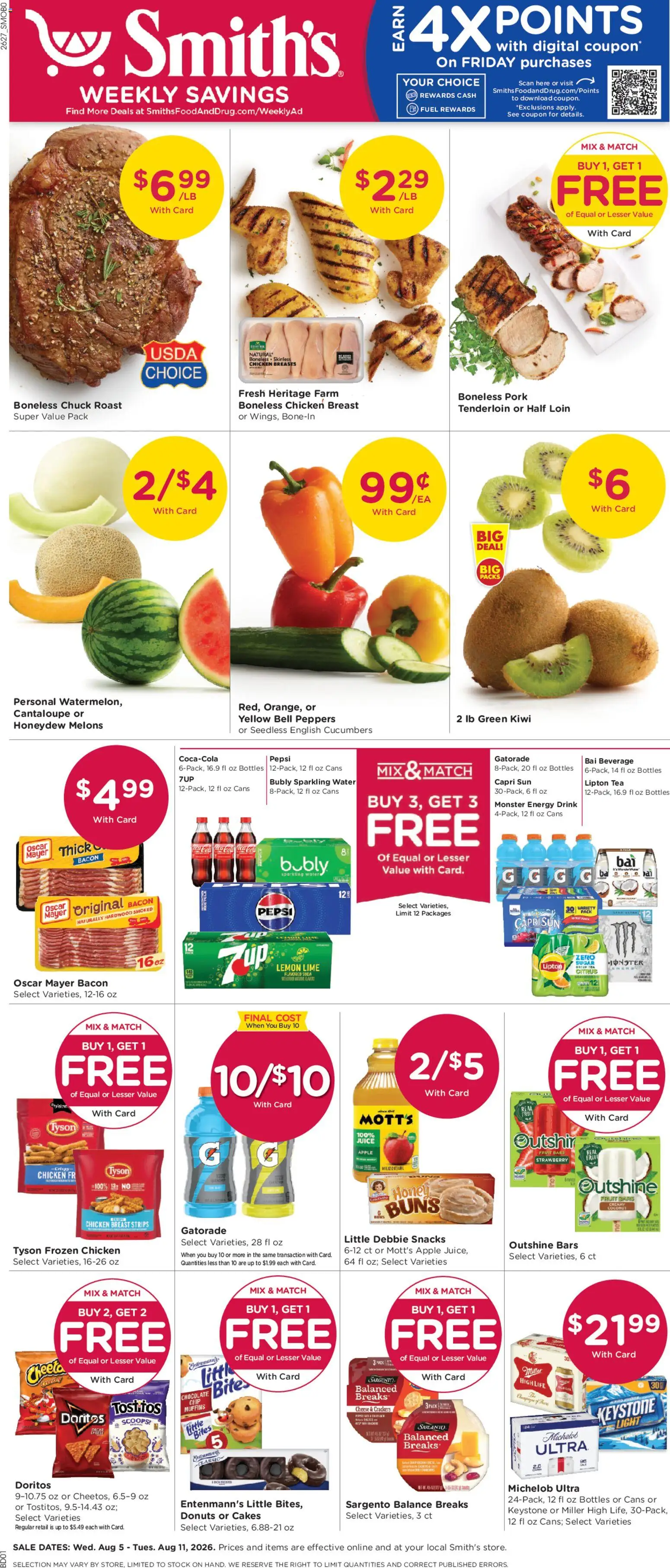 Ad Preview of Smith's Smith's Weekly Ad from 08/05/2026
