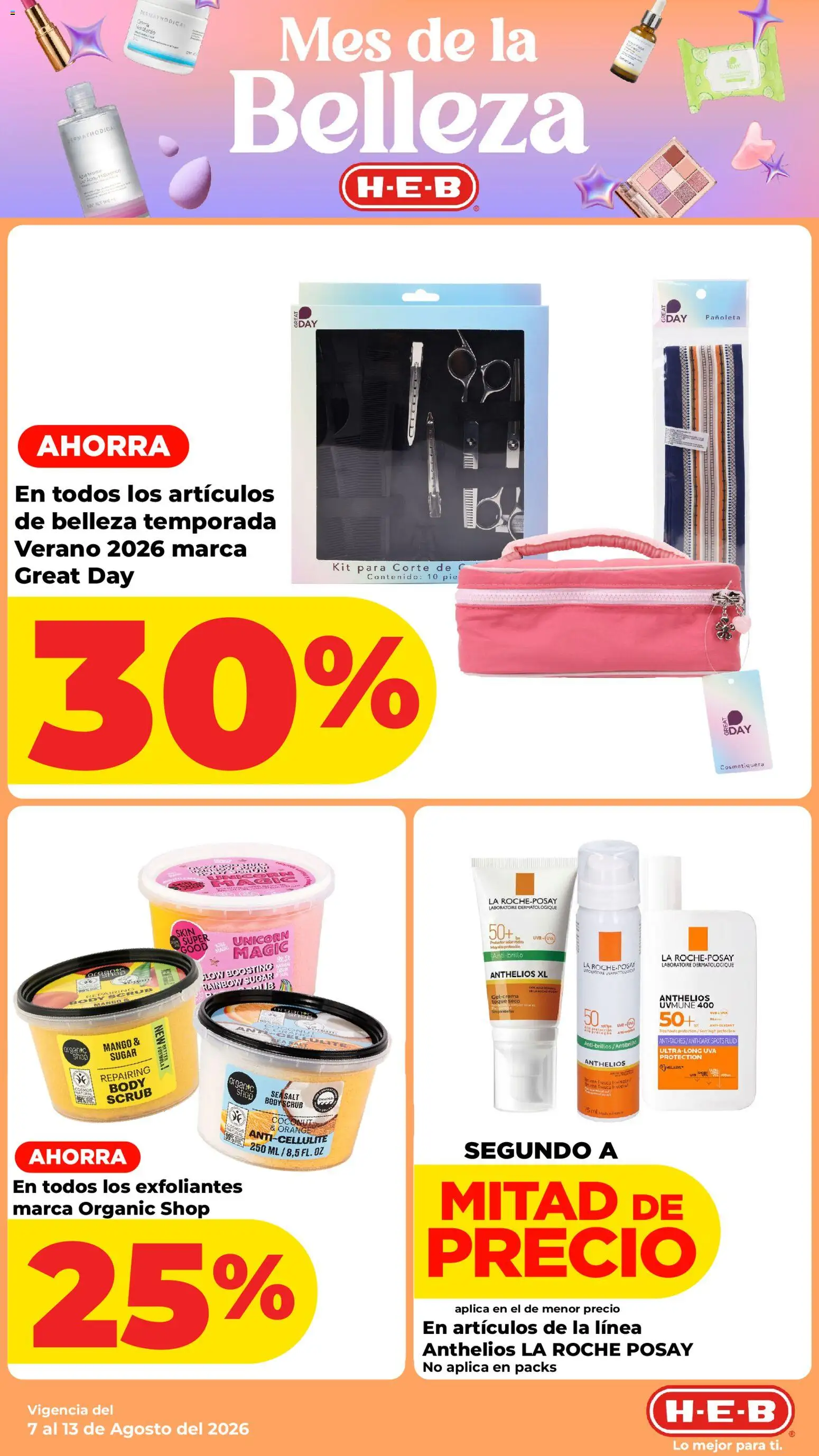 Vista previa las ofertas de la tienda H-E-B - H-E-B folleto desde el 07/08/2026 