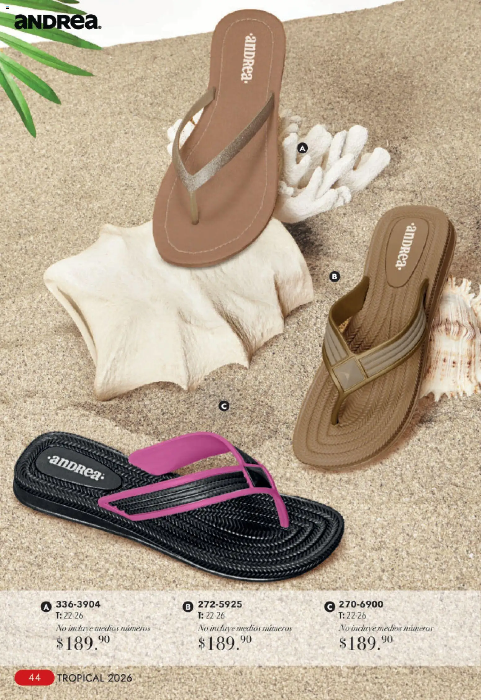 Vista previa las ofertas de la tienda Andrea - Andrea catálogo Tropical desde el 23/08/2026 