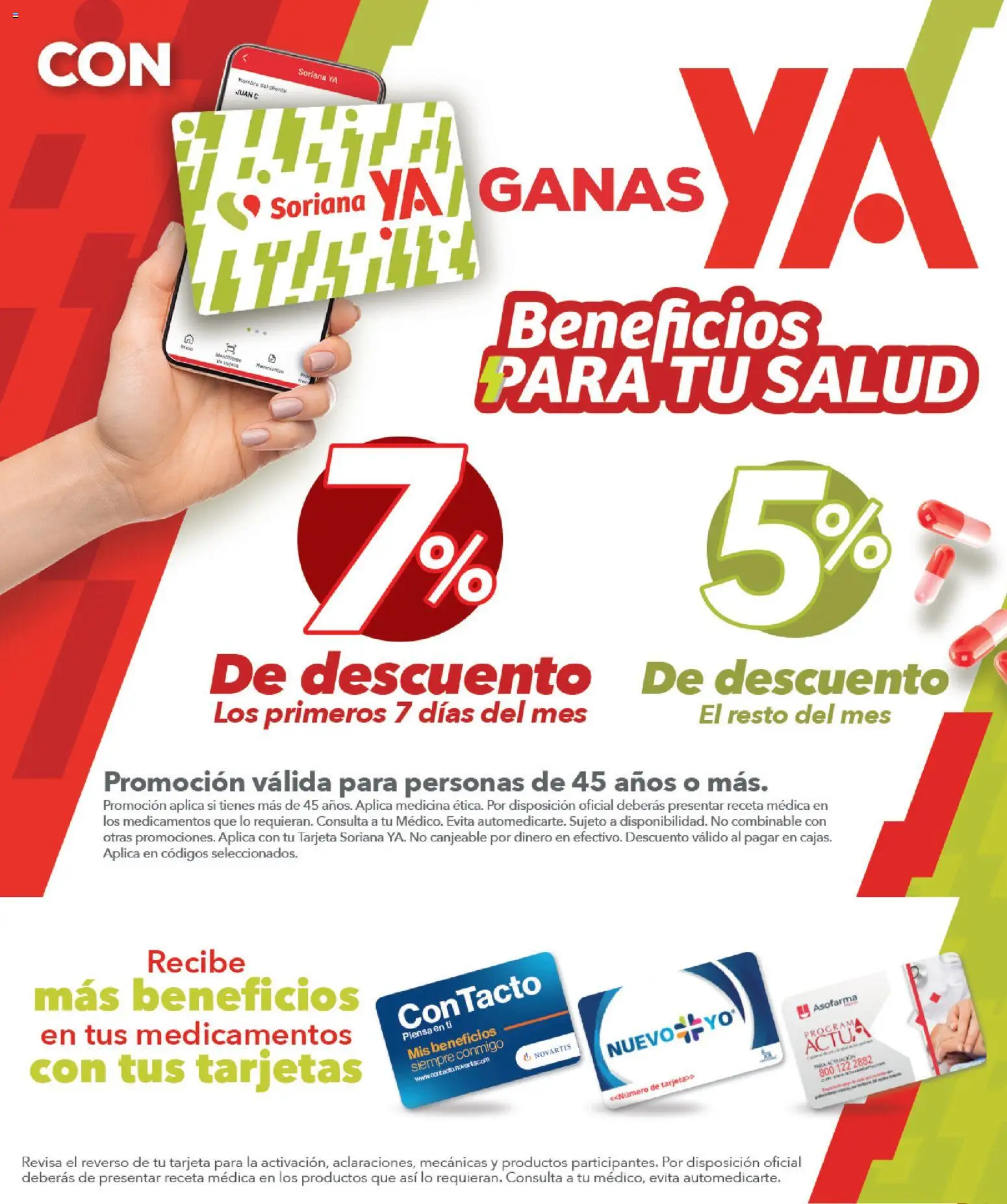 Vista previa las ofertas de la tienda Soriana - Soriana Folleto Farmacia Soriana Híper Nacional desde el 01/08/2026 