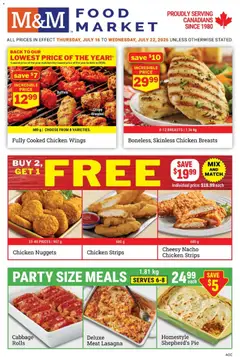 Preview of leaflet M&M Food Market weekly flyer / circulaire from shop M&M Food Market is valid from Jul 16, 2026