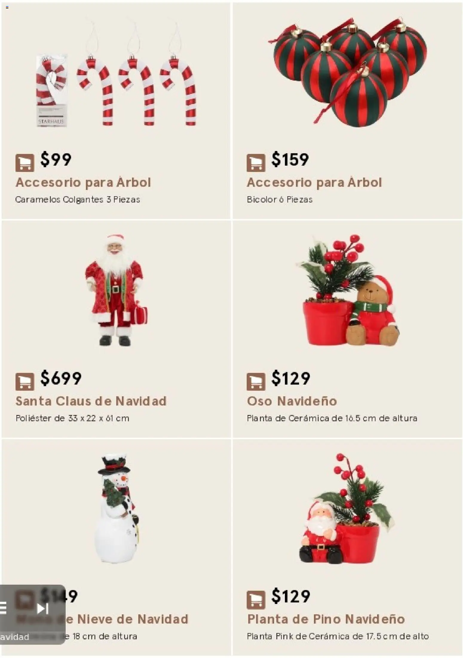 Vista previa las ofertas de la tienda Coppel - Coppel catálogo Starhaus Navidad desde el 14/10/2026 