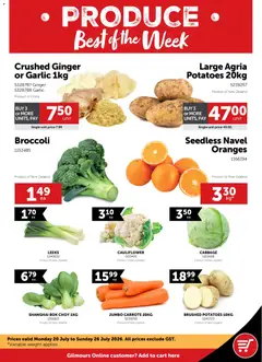 Preview of catalogue Gilmours catalogue from shop Gilmours valid 20 Jul 2026