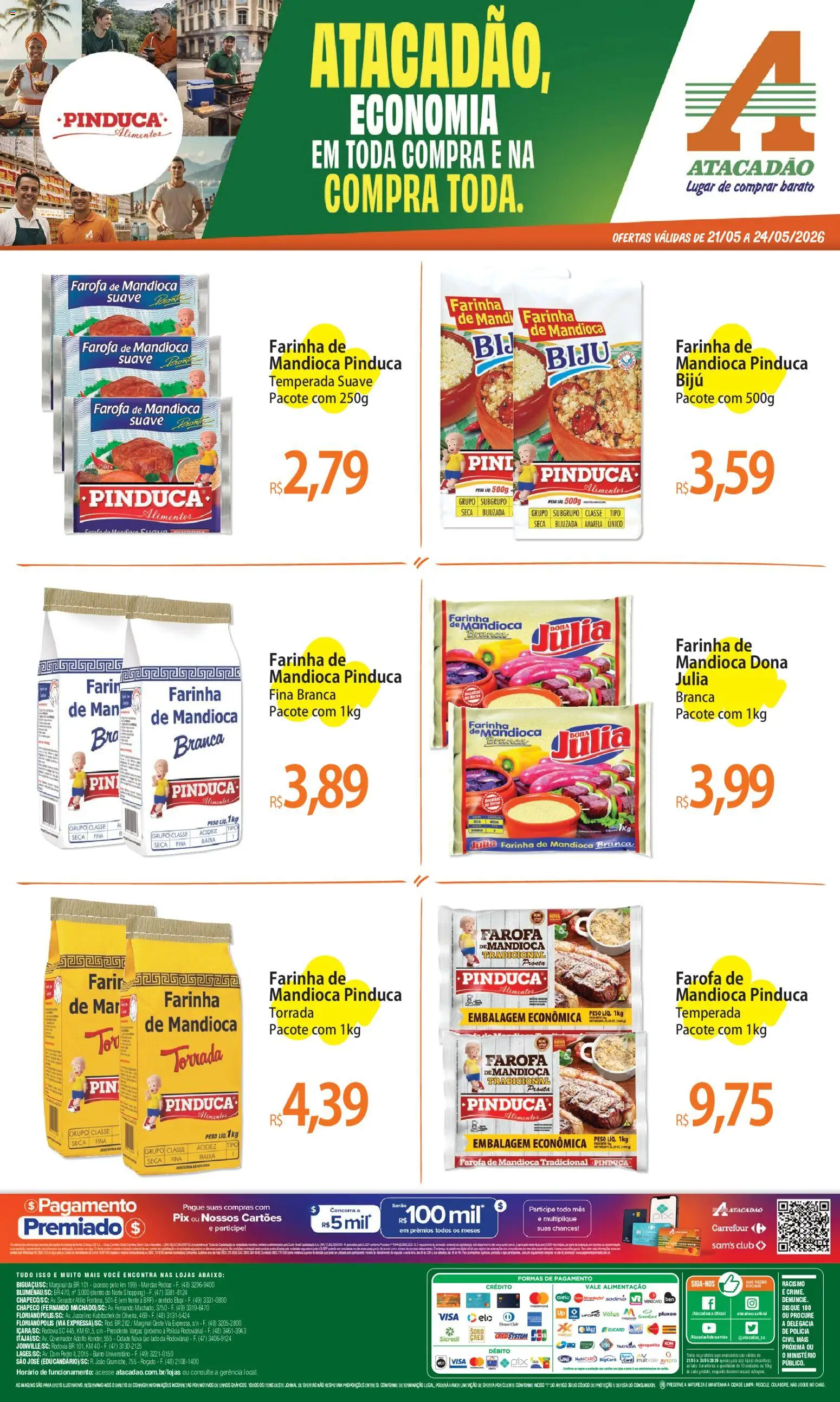 Pré-Visualização do folheto "Atacadão ofertas - SC" da loja Atacadão válido a partir de 21/05/2026