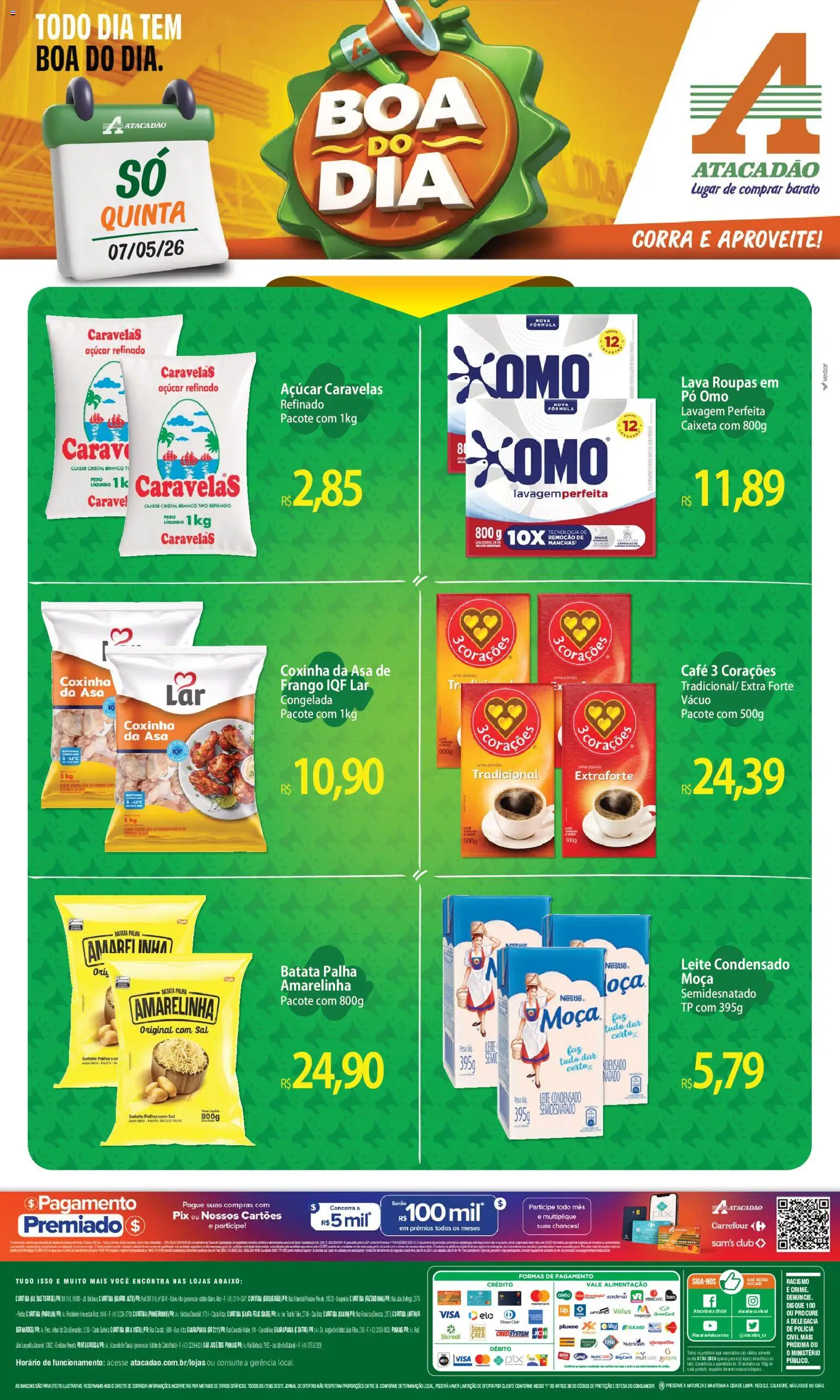 Pré-Visualização do folheto "Atacadão ofertas - PR" da loja Atacadão válido a partir de 07/05/2026