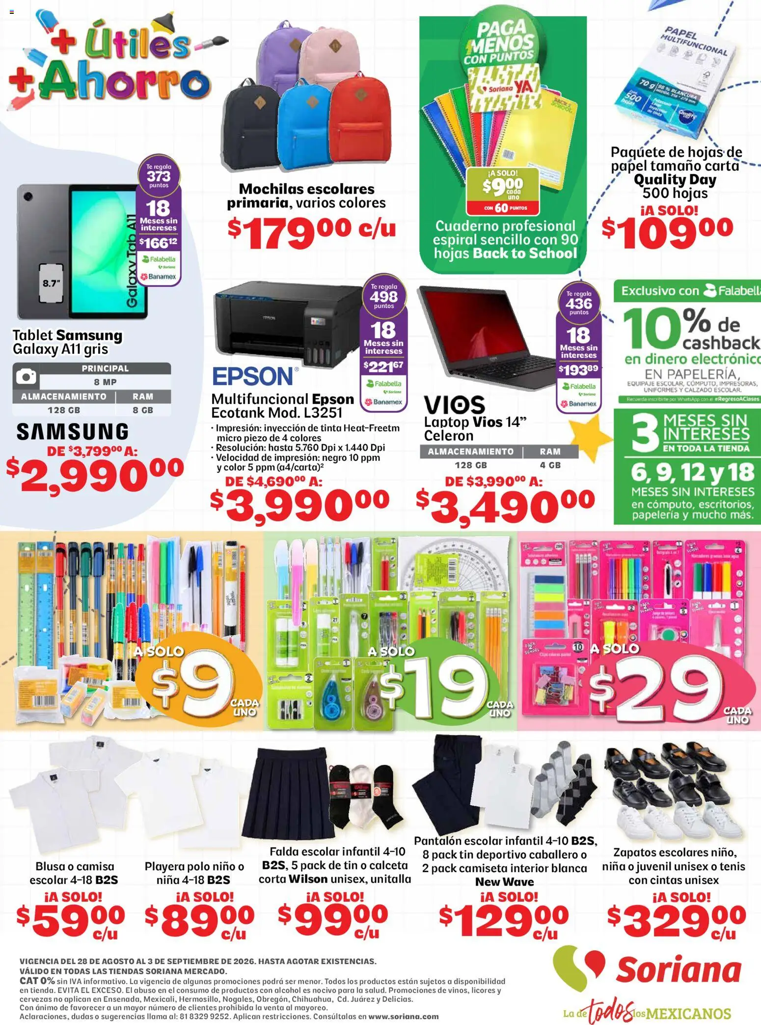 Vista previa las ofertas de la tienda Soriana - Soriana Ahorro constante y sonante Soriana Mercado Nacional desde el 28/08/2026 