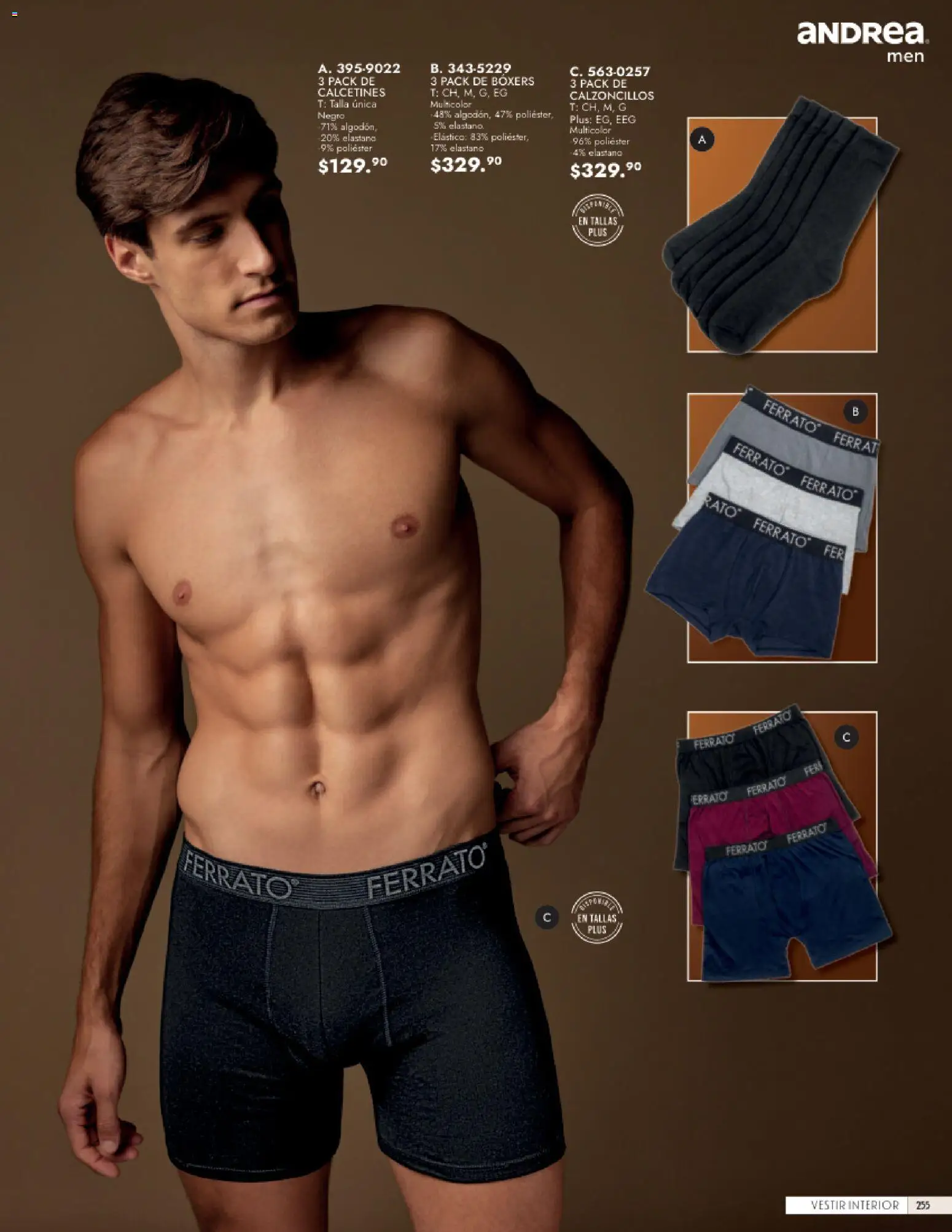 Vista previa las ofertas de la tienda Andrea - Andrea catálogo Vestir Caballero desde el 23/08/2026 
