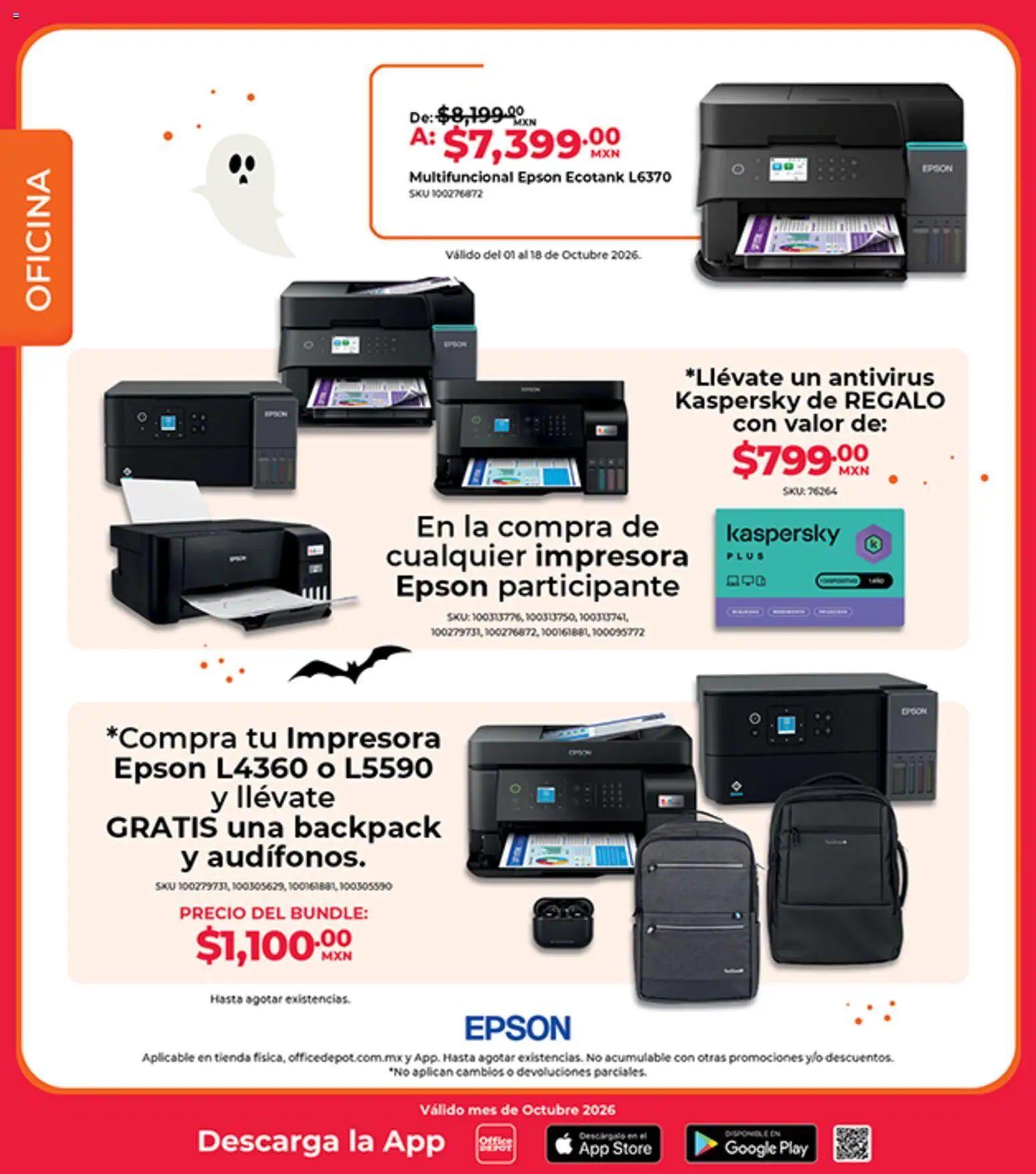 Vista previa las ofertas de la tienda Office Depot - Office Depot catálogo desde el 01/10/2026 