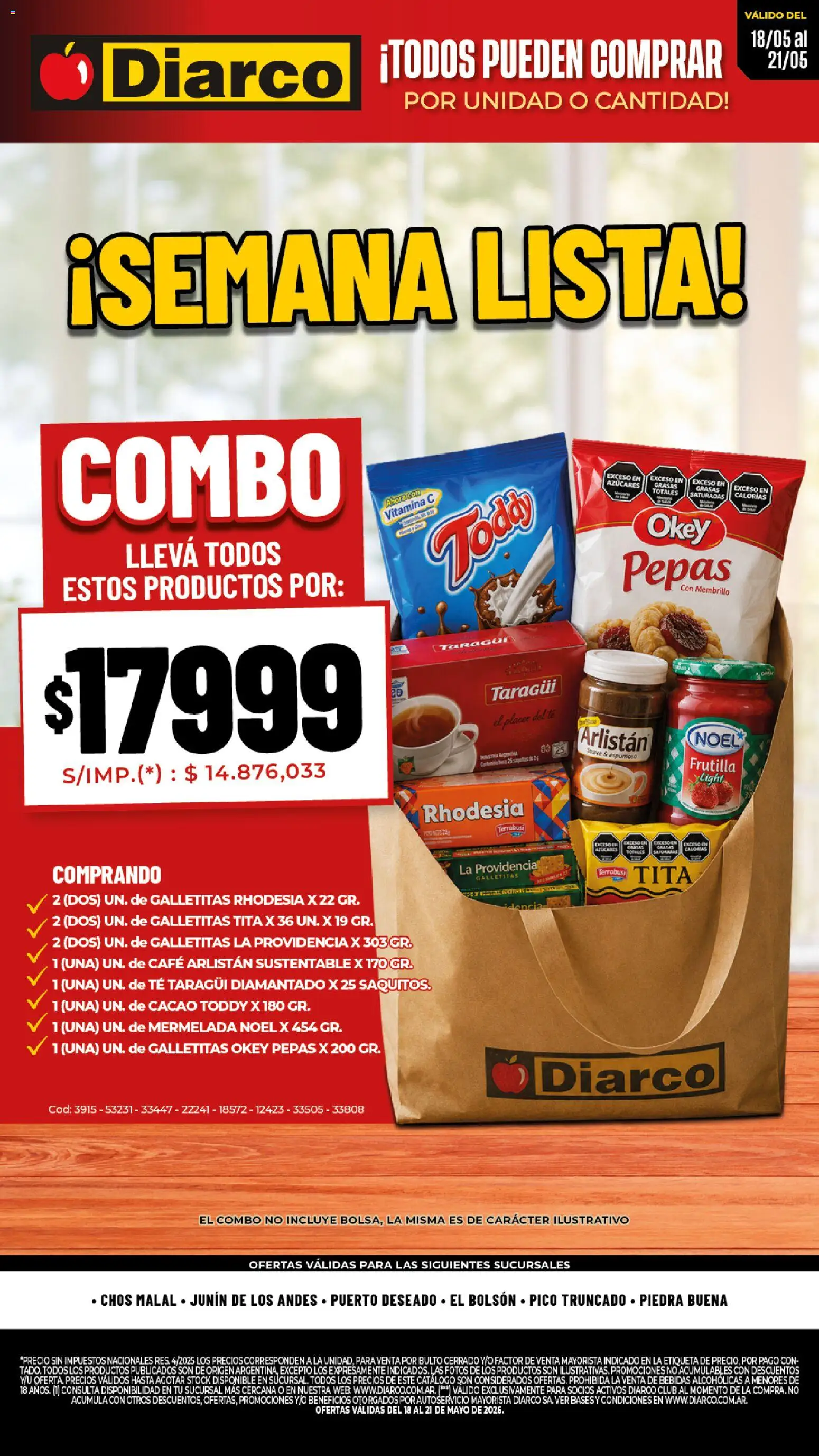 Vista previa del folleto de la tienda Diarco válido desde el 18/05/2026 