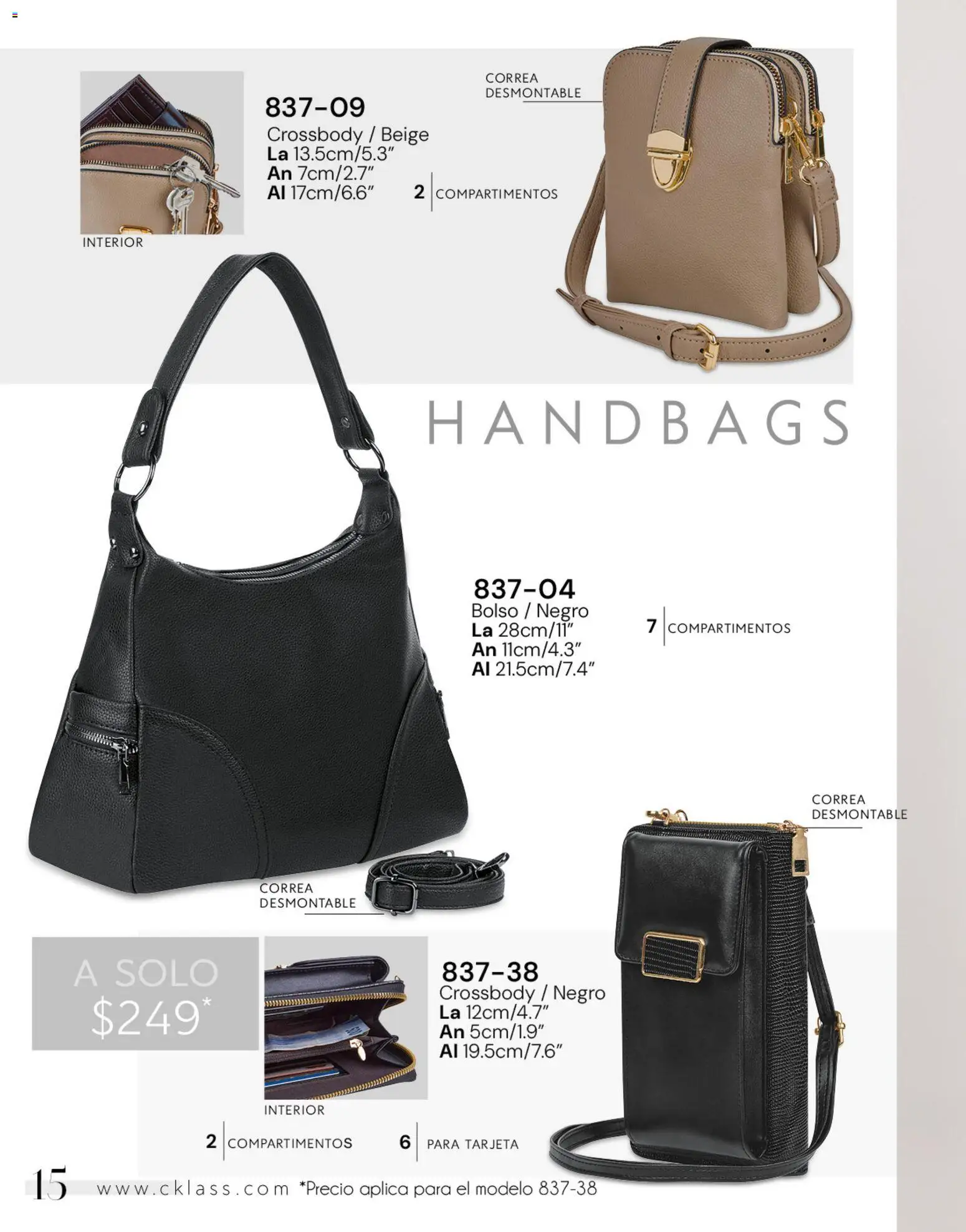 Vista previa las ofertas de la tienda Cklass - Catálogo Dama Calzado desde el 02/01/2026 - Bolso