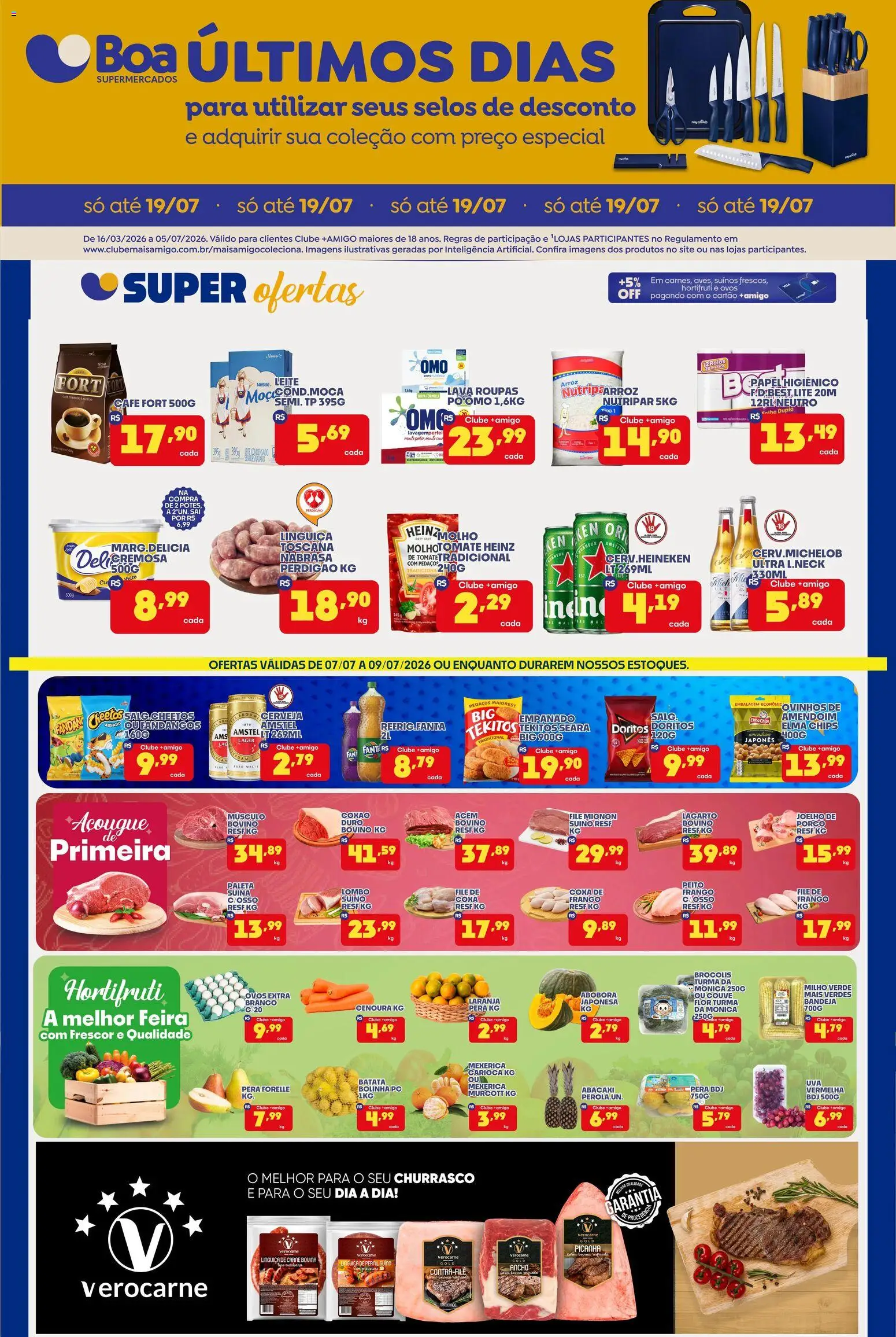 Pré-Visualização do folheto "Boa Supermercados - Ofertas da semana" da loja Boa Supermercados válido a partir de 07/07/2026