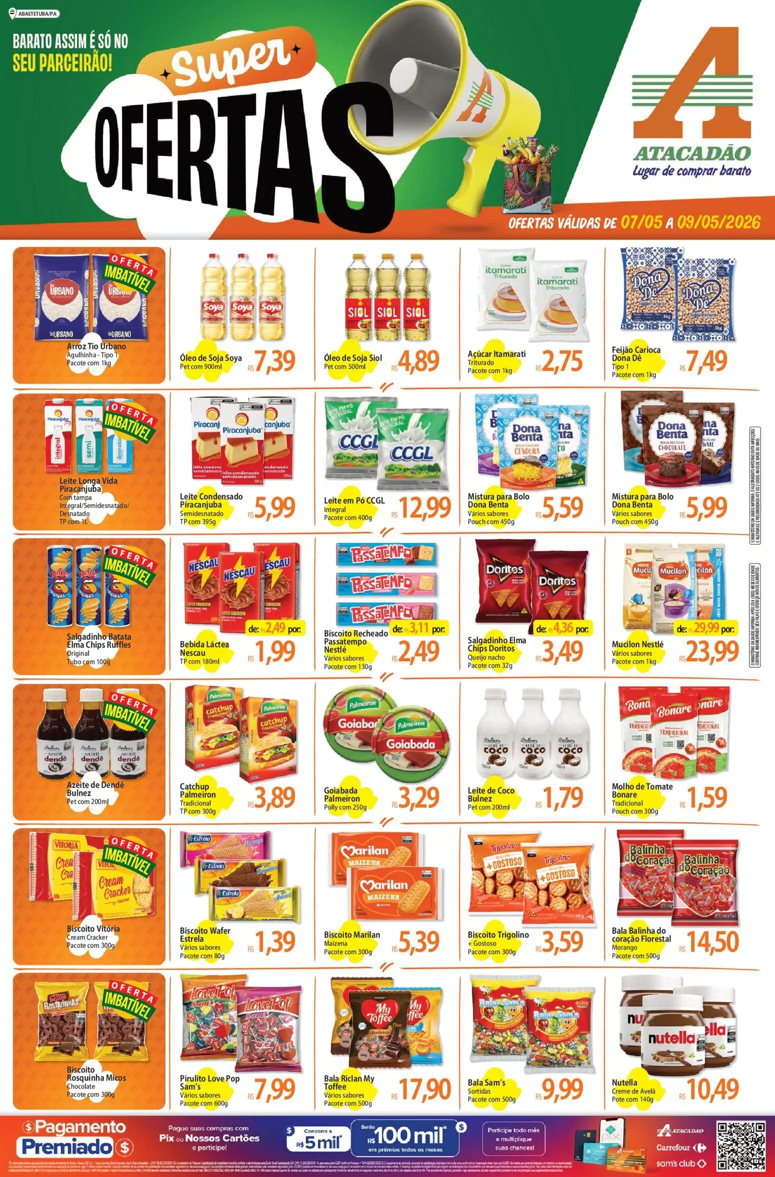 Pré-Visualização do folheto "Atacadão ofertas - PA" da loja Atacadão válido a partir de 07/05/2026