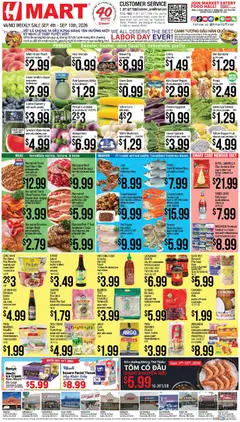 Ad Preview of Hmart Hmart Weekly Ad - VIETNAMESE - MD from 09/04/2026