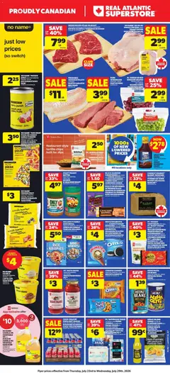 Un aperçu du dépliant Atlantic Superstore weekly flyer / circulaire du magasin Atlantic Superstore est valide à partir 23 juill. 2026
